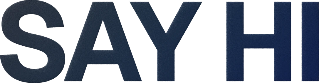 Say Hi wordmark